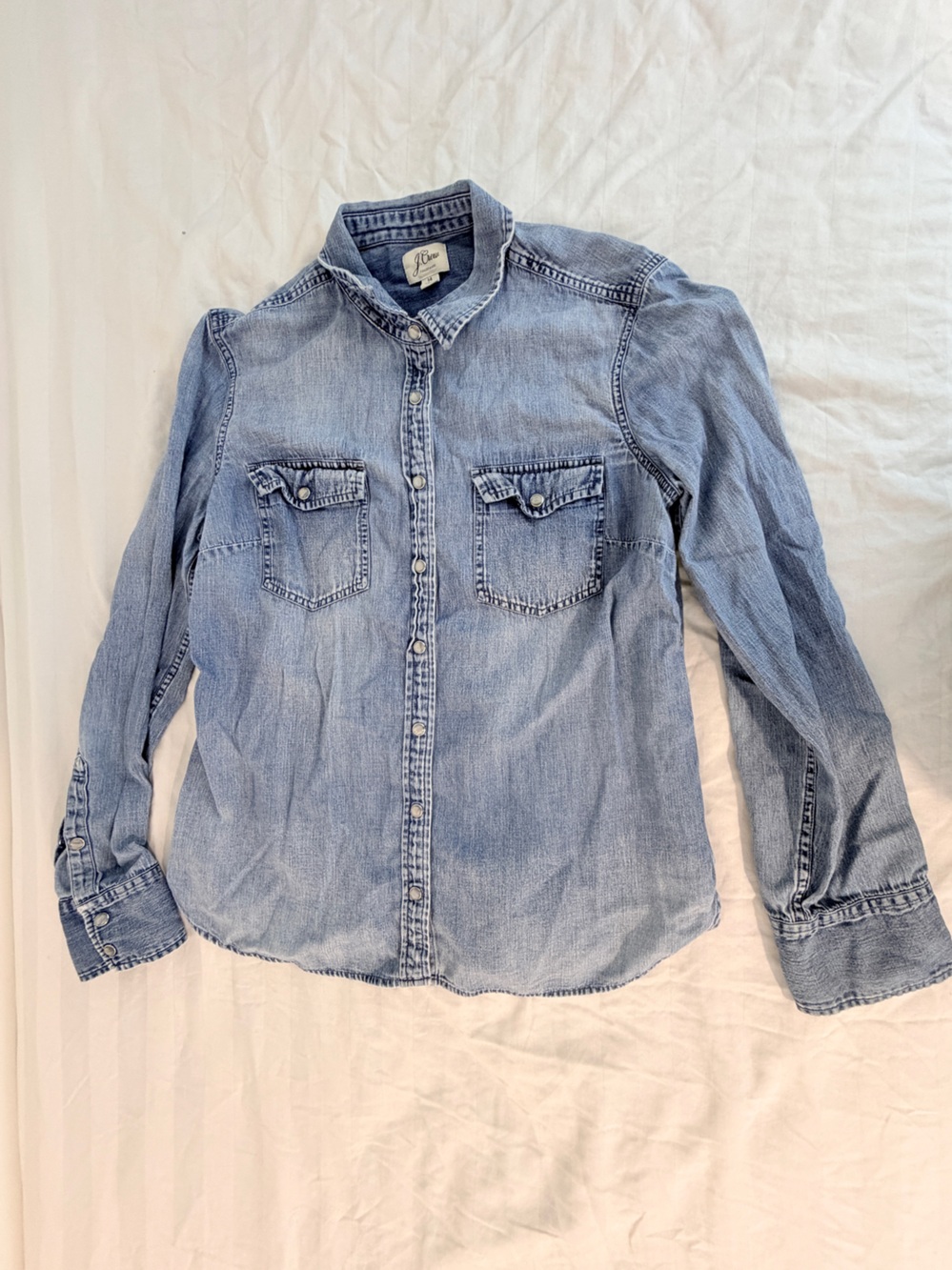J.Crew Western Denim/Chambray Shirt 14